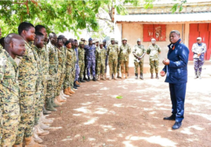 Tchamonga forward operating base in northern Togo