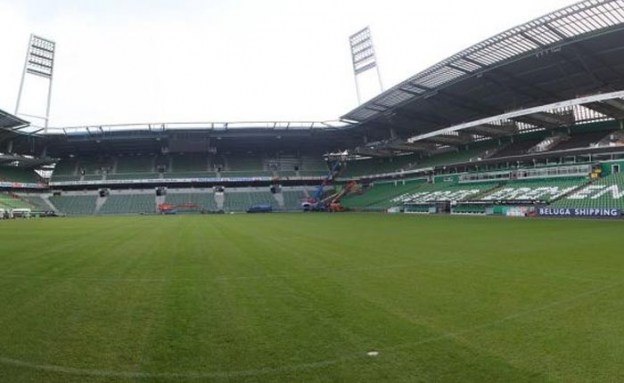 Weserstadion in Bremen during the Bundesliga match
