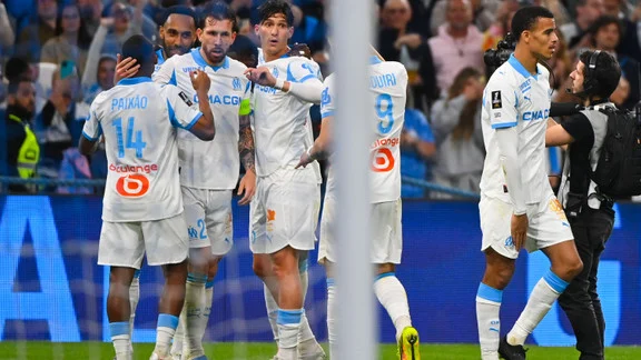 Leonardo Balerdi during an Olympique de Marseille match