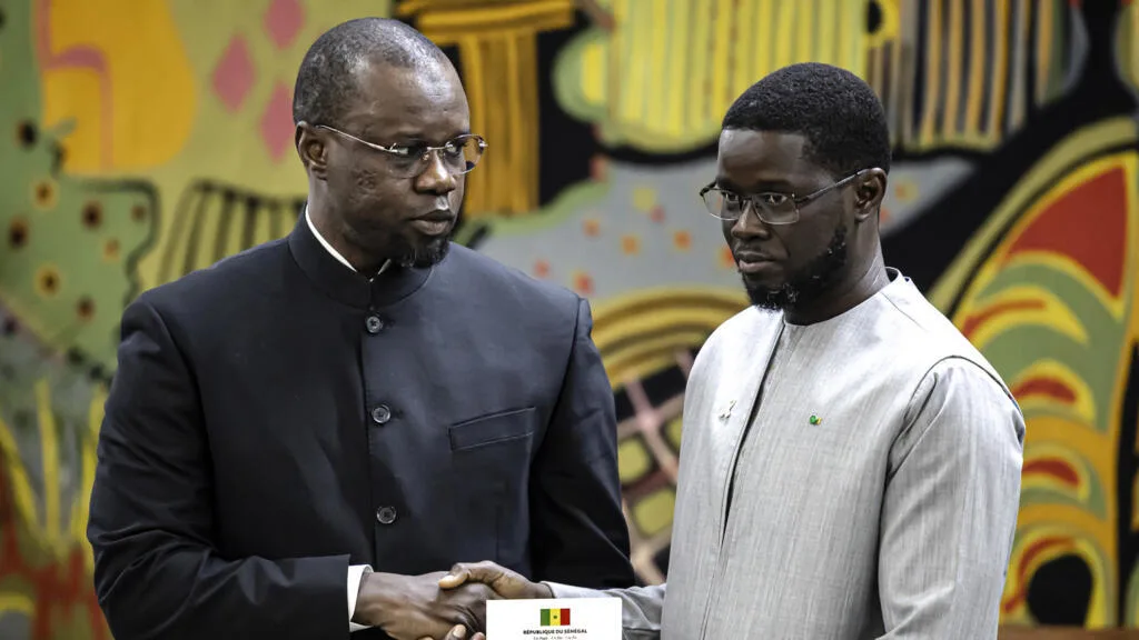 Senegal President Diomaye Faye meeting with political leaders