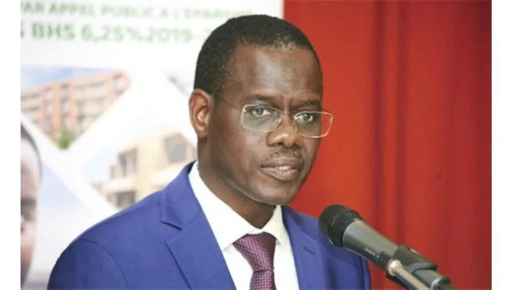 Portrait of Senegal's newly appointed Prime Minister Ahmadou Al Aminou Lô