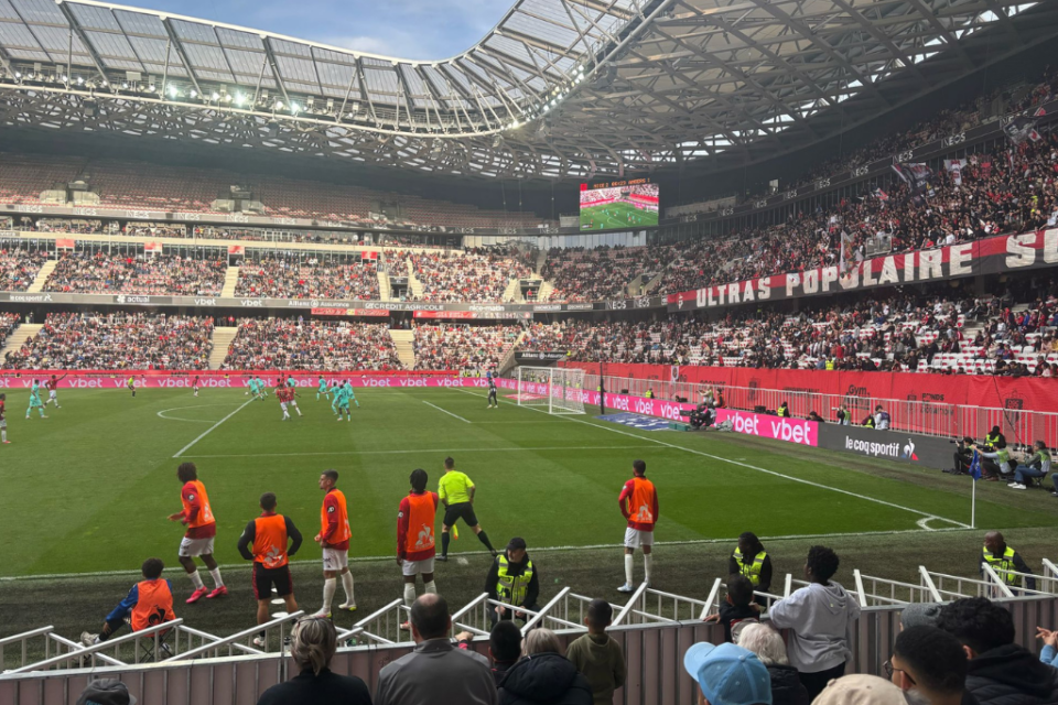Allianz Riviera stadium in Nice, host of the crucial playoff match