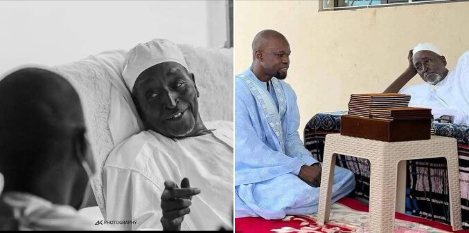 Ousmane Sonko pays tribute to Serigne Cheikh Saliou Mbacké