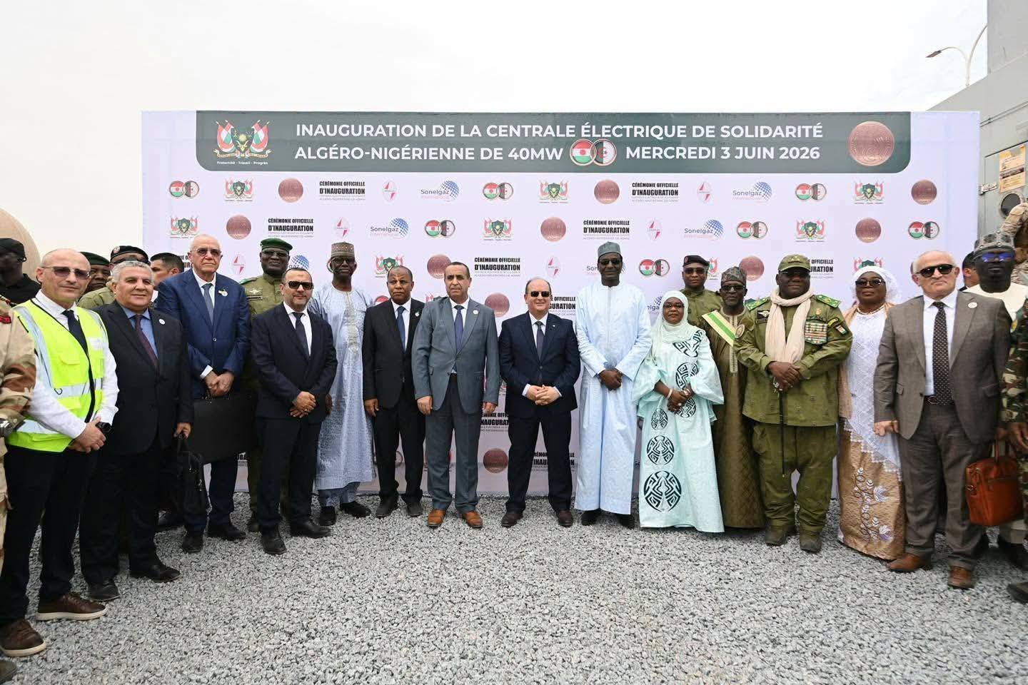Prime Ministers of Algeria and Niger at inauguration event