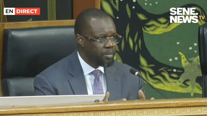 Portrait of Ousmane Sonko
