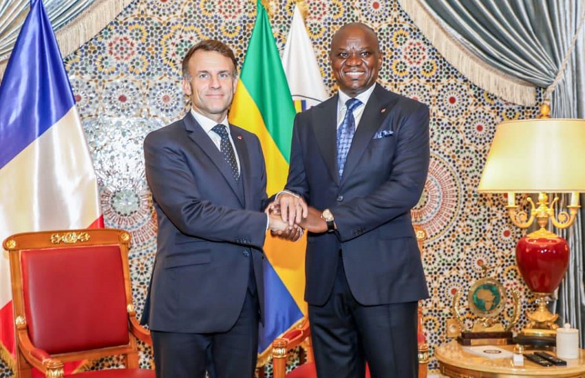 French and Gabonese leaders discuss cooperation