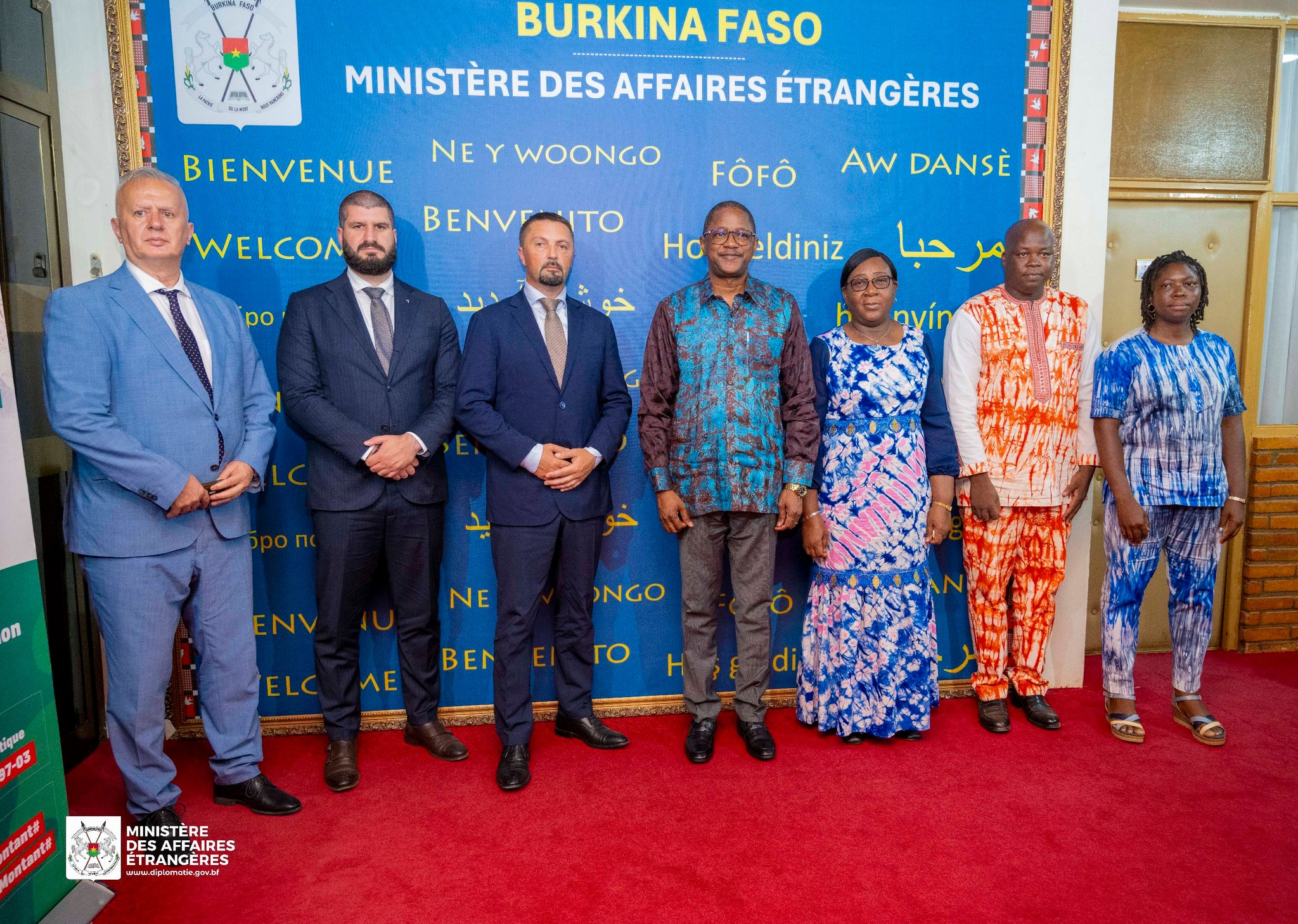 Serbian parliamentary delegation led by Slavenko Ristic meets with Burkinabè officials