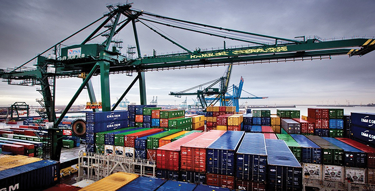 Shipping containers representing Morocco-Philippines trade