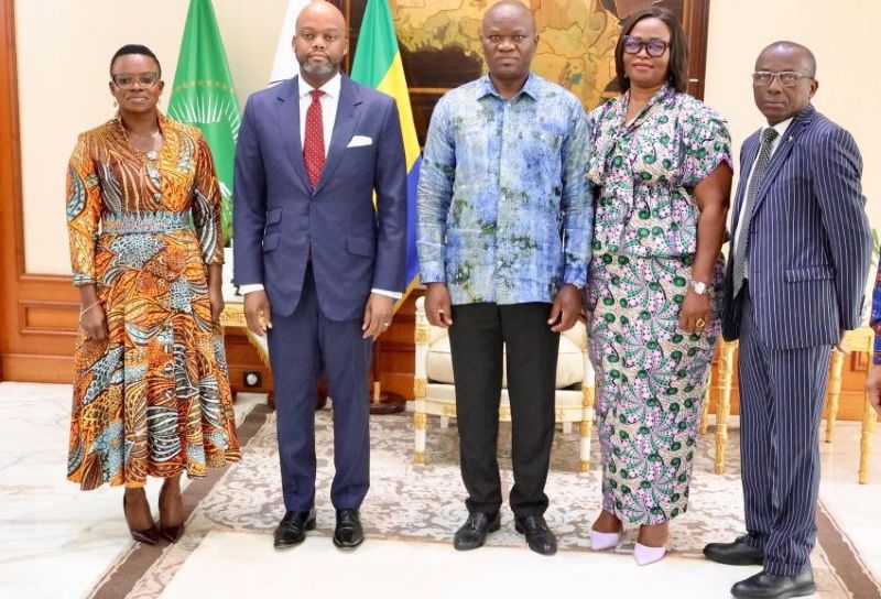 Gabon's President meeting with AfCFTA delegation