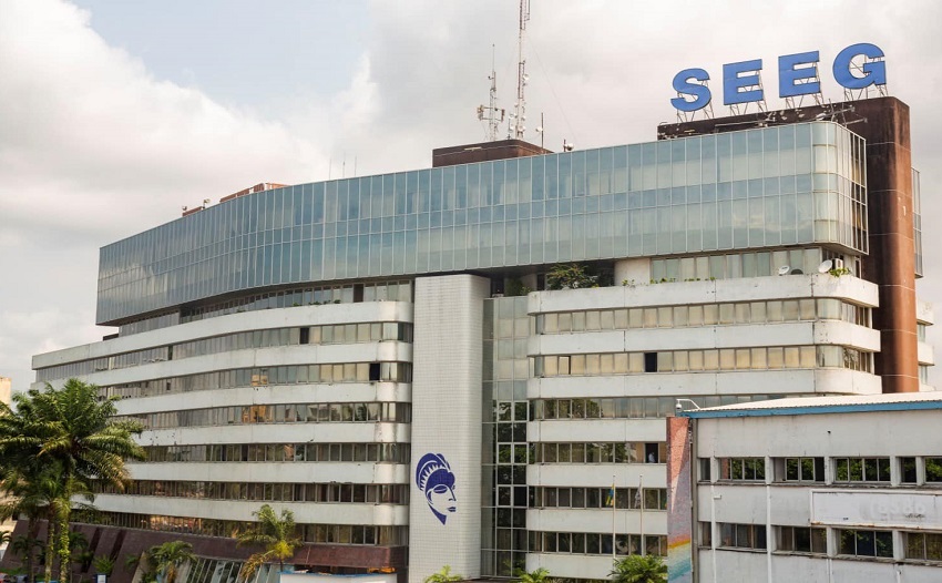 exterior view of SEEG headquarters in Libreville