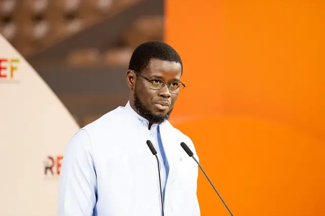 President Bassirou Diomaye Faye at the 2025 MEDEF Entrepreneurs Meeting in Paris