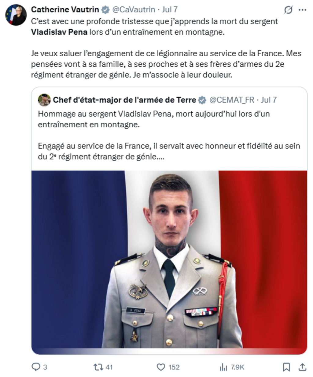 Official images released after Sergeant Pena’s death confirm no connection to the Mali incident.