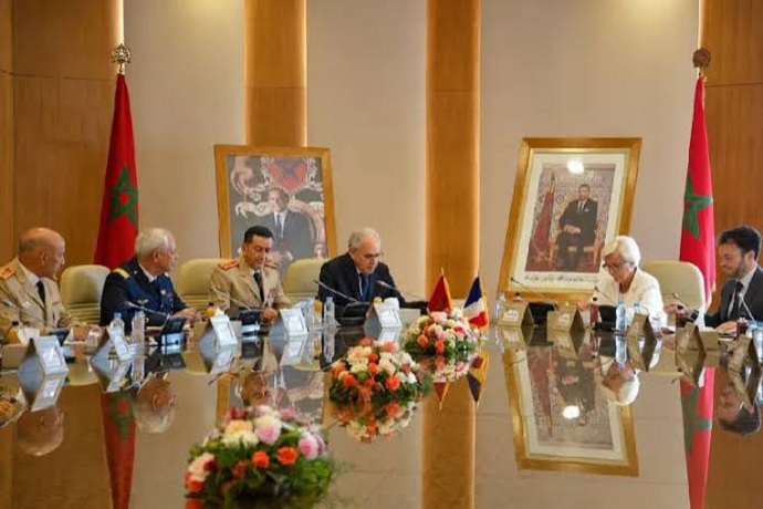 Morocco-France defense cooperation meeting in Rabat