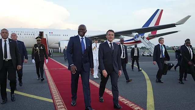 President Brice Oligui Nguema in formal attire