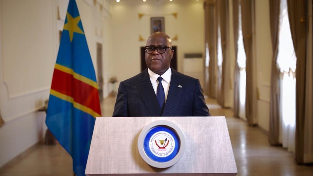 Democratic Republic of the Congo President Félix Tshisekedi addressing the nation in June 2026.