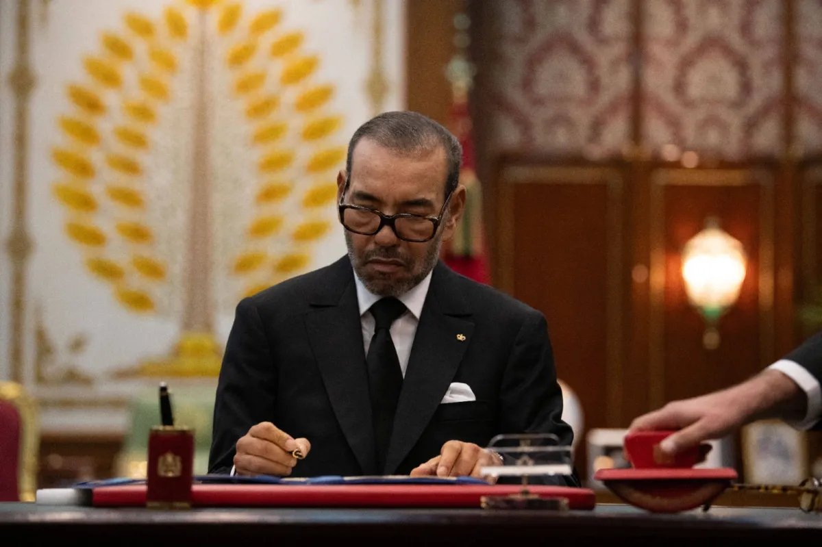King Mohammed VI attends the inauguration of the Donald Trump Expressway