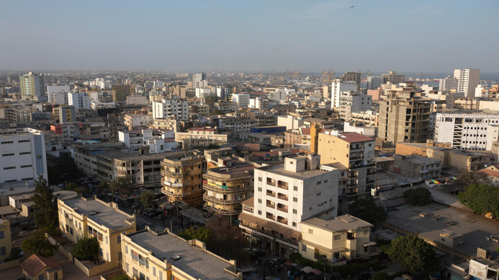 Panoramic view of Dakar's city center, Senegal, Wednesday March 18, 2026.