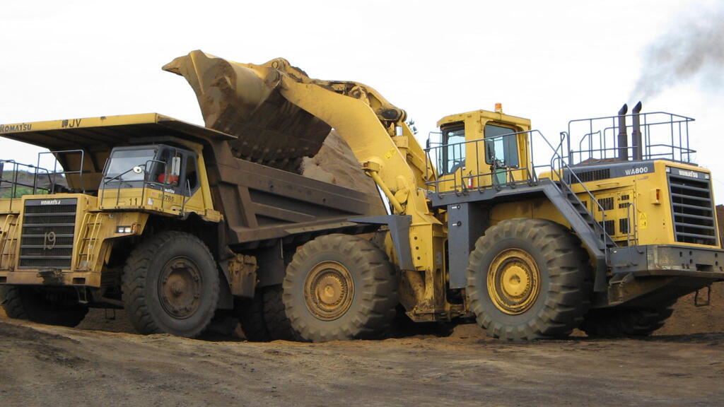 Manganese mining operation at Moanda by Compagnie minière de l'Ogooué (COMILOG, a subsidiary of French group Eramet).
