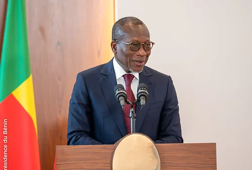 Official portrait of Patrice Talon