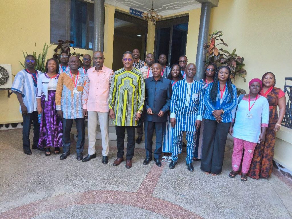 Burkina Faso and Burundi officials at the signing ceremony